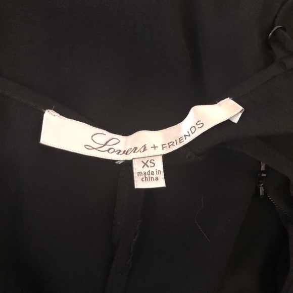 Lovers + Friends X REVOLVE Black Soulmate Mini Dress Women's XS - Picture 7 of 15